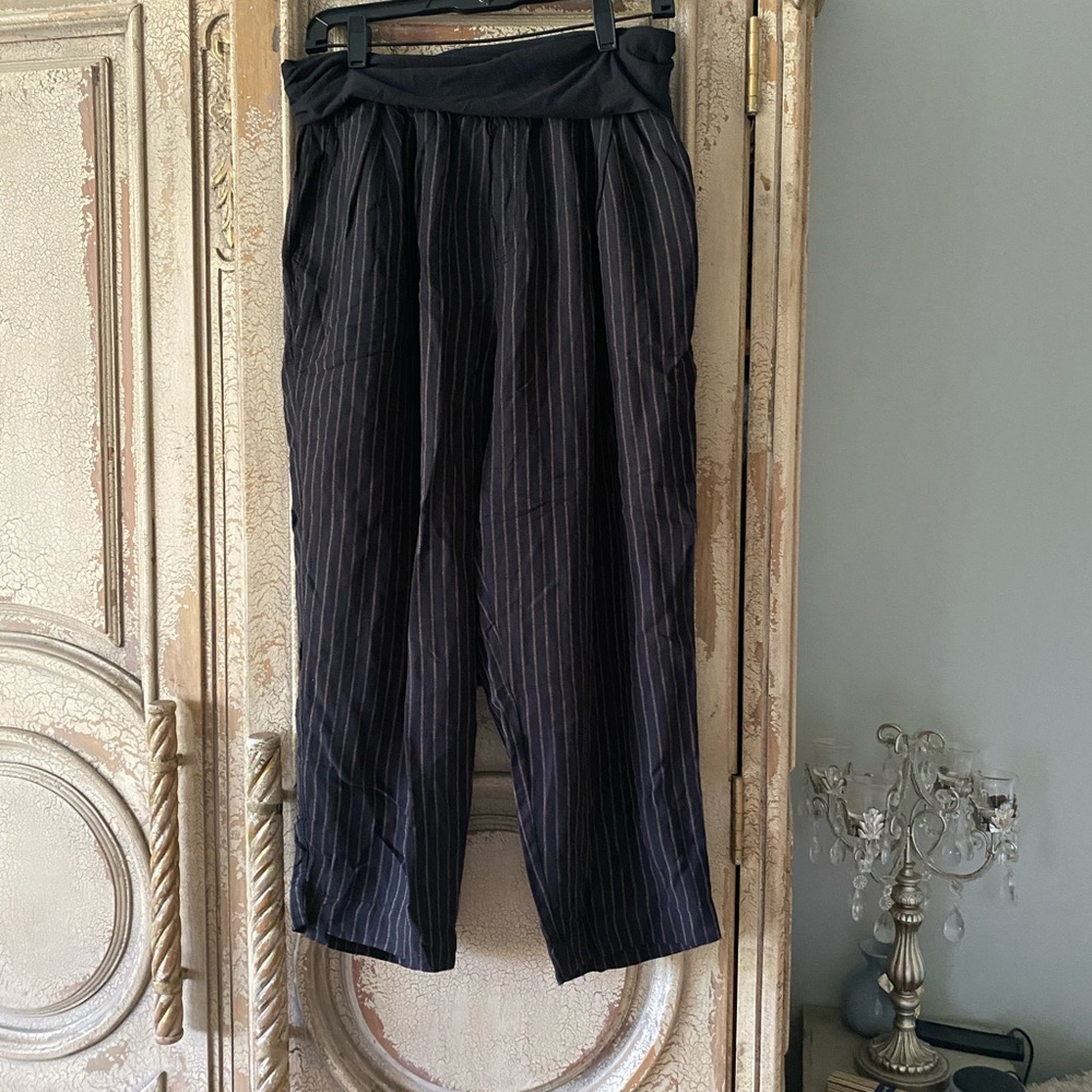 Anthropologie HEI stripe pants Sz medium